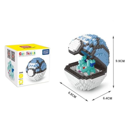 20 Styles Pokemon Ball Blocks Small Particles Mini Pikachu Toy Building Assembled Educational Toys