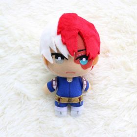 Japanese Anime My Hero Academia Izuku Midoriya Katsuki Bakugou Shouto Todoroki Plush Pendant Keychain Toy Soft Plush Doll Gift