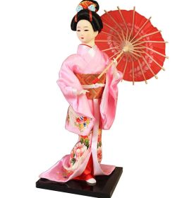 Japanese Geisha Doll Kimono Doll Oriental Doll Collectible Figurine Decor #34