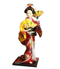 Japanese Geisha Doll Kimono Doll Oriental Doll Collectible Figurine Decor #24