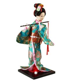 Japanese Geisha Doll Kimono Doll Oriental Doll Collectible Figurine Decor #16
