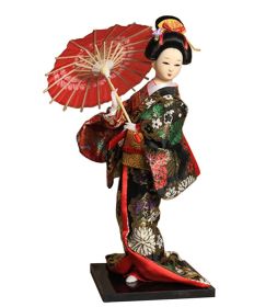 Japanese Geisha Doll Kimono Doll Oriental Doll Collectible Figurine Decor #33
