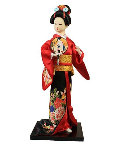Japanese Geisha Doll Kimono Doll Oriental Doll Collectible Figurine Decor #27