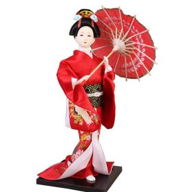 Japanese Geisha Doll Kimono Doll Oriental Doll Collectible Figurine Decor #36