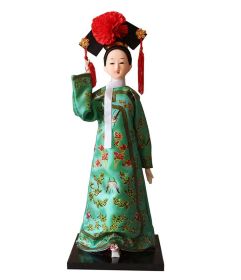 Traditional Chinese Silk Figurine Chinese Ancient Costume Doll Silk Doll #12
