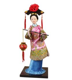 Traditional Chinese Silk Figurine Chinese Ancient Costume Doll Silk Doll #11